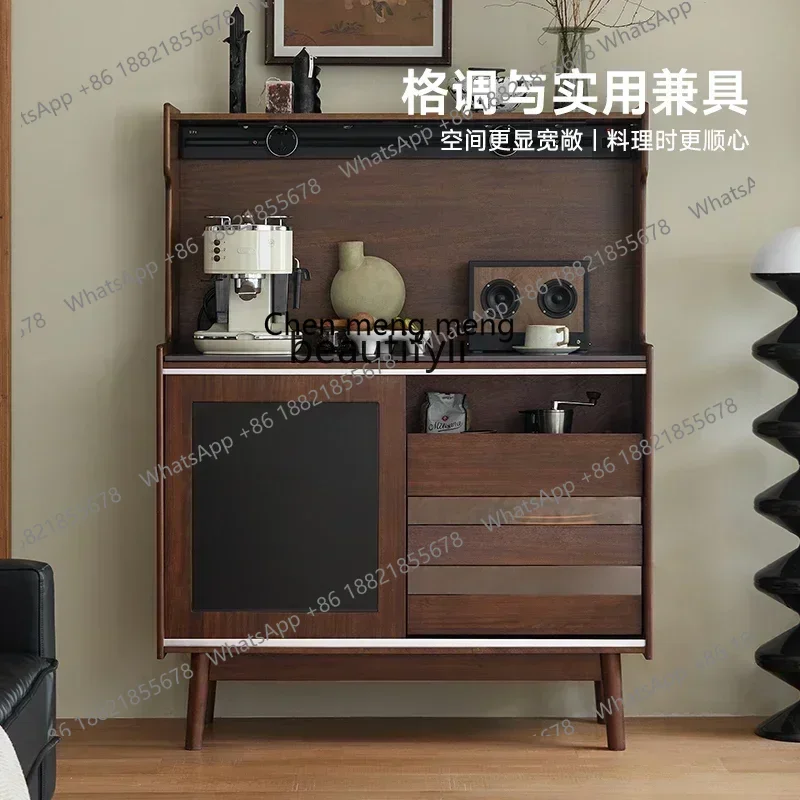SS new styleRetro solid wood rock slab dining side, American entrance, living room light luxury locker ss 7486 ss 7486