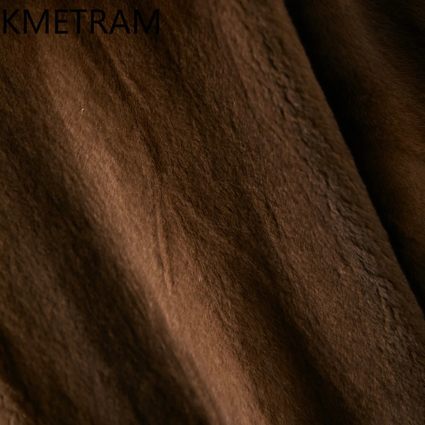 KMETRAM 100% manteaux de fourrure de vison femme café court réel manteau de fourrure 2025 hiver luxary nouveau dans les vêtements d'extérieur femmes vêtements шуба ж Dön mena