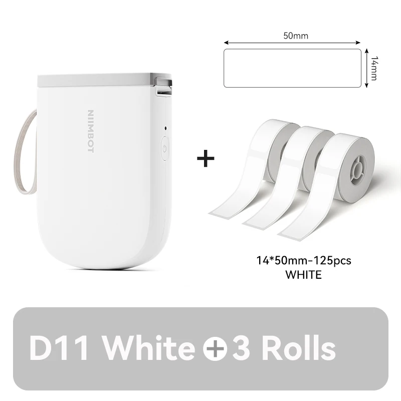 NIIMBOT D11 Nieuwe Versie Labelprinter Mini Draagbare 300 DPI Bluetooth Draadloze Label Maker Naamplaatje Keuken Sticker PrintingMaker