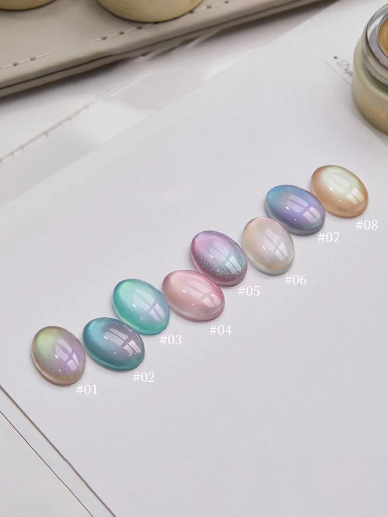 15ml Jesienny Lakier Hybrydowy Aurora Efekt Kociego Oka UV LED do Utwardzania Prezent dla Kobiet Zestaw do Stylizacji Paznokci Codzienne Użytkowanie DIY