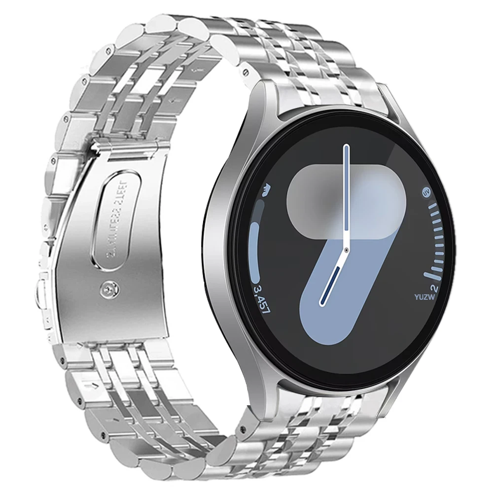 Originalarmband für Samsung Galaxy Watch 7/FE/5 Pro/6/4 Classic 44 40 mm Edelstahl-Metallarmband Correa Galaxy Watch 7 Armband