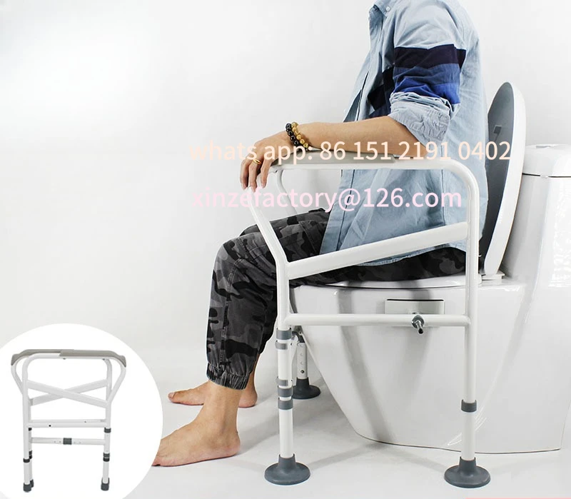 

Customizable armrest shelf elderly bathroom toilet stand up frame pregnant women the elderly safety armrest