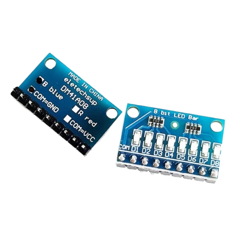 3,3V 5V 8-Bit blau/rot gemeinsame Anode/Kathode LED-Anzeigemodul – Detail 2