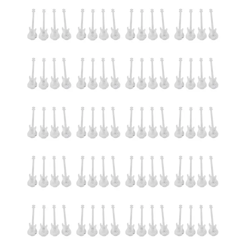 

ABBN-Guitar Coffee Teaspoons,80 Pcs Stainless Steel Musical Coffee Spoons Teaspoons Mixing Spoons Sugar Spoon(Silver)