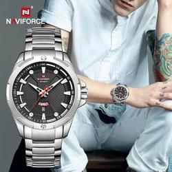 NAVIFORCE Fashion Luxury Gold Watch Men 2024 New Military Sport Quartz Wristwatch