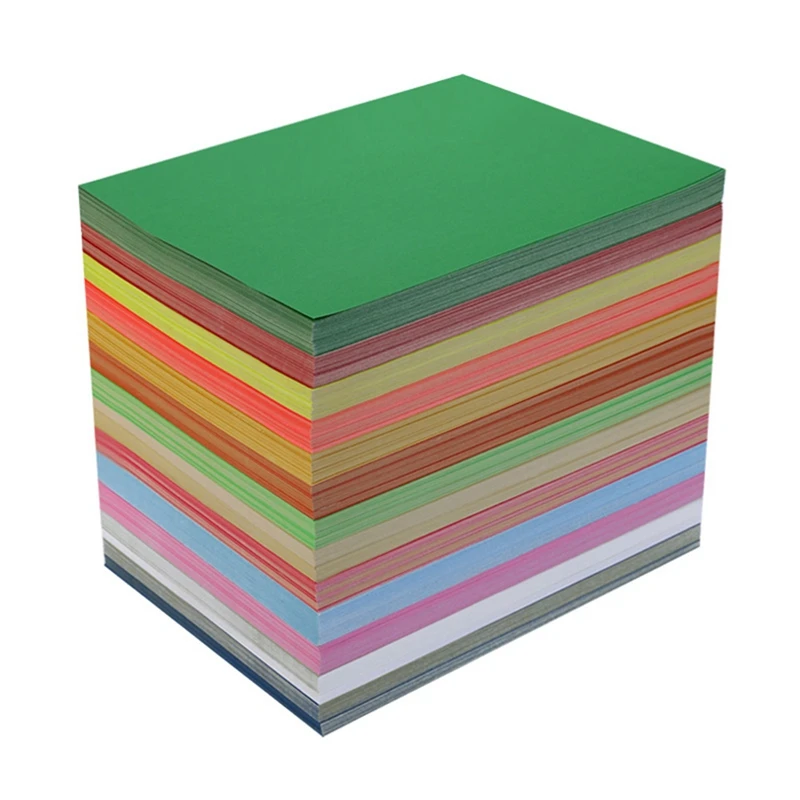 Sticker Paper 8.27X11.69 Inch For Laser/Inkjet Printers For Office School Fluorescent Orange