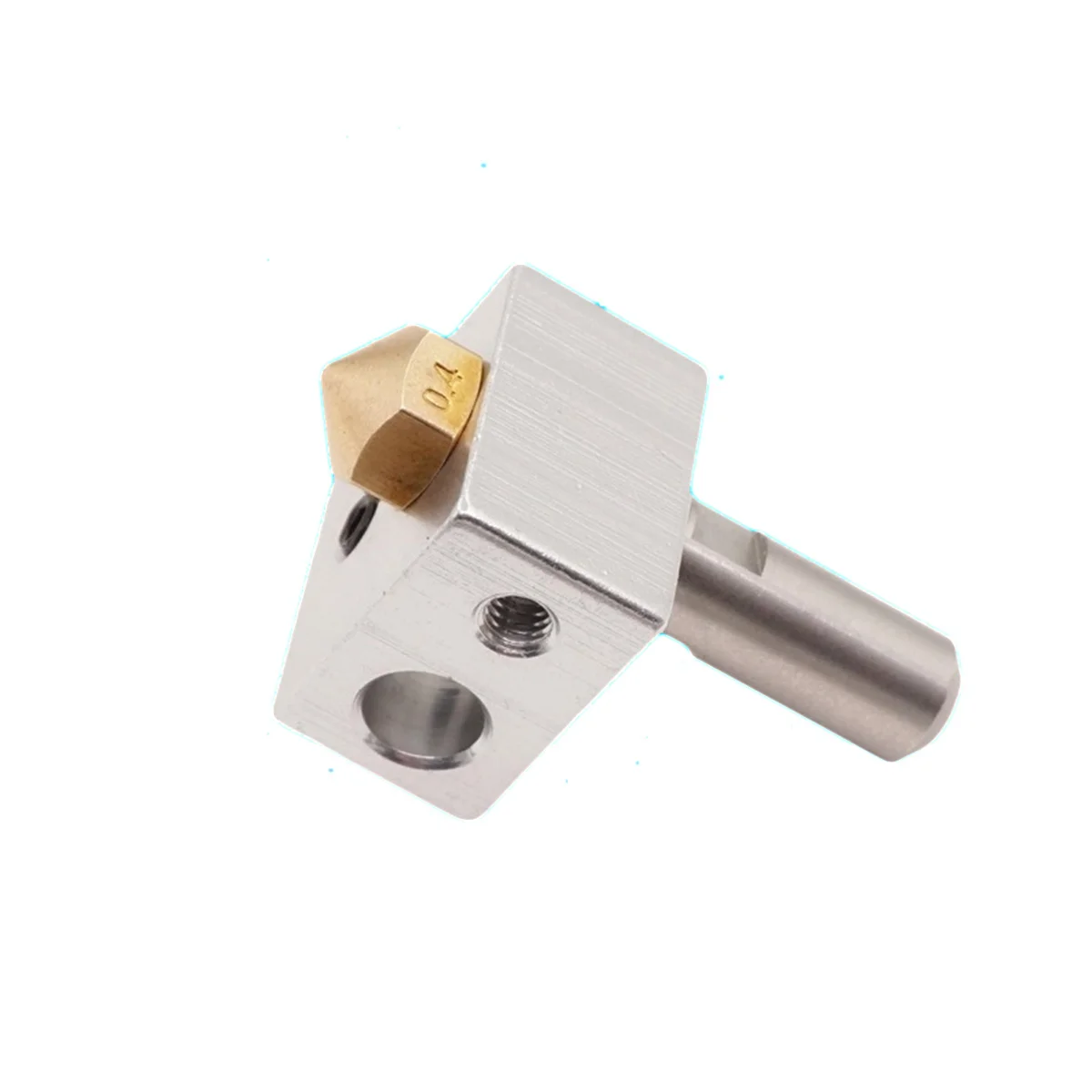 مجموعة الطارد الفضة الساخن نهاية Hotend الطارد M7 فوهة سخان كتلة دائم ثلاثية الأبعاد الطباعة جزء استبدال جزء الطباعة ثلاثية الأبعاد #5