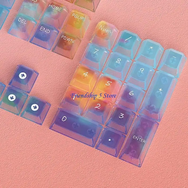 

T8WC Универсальные 119-ключевые OEM-профили Механические клавиатуры Колпачки для клавиш Прочность Колпачки для ПК