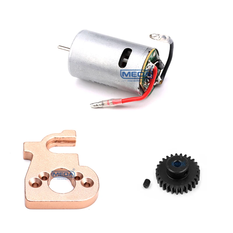 WLtoys 144001 124018 124019 RC Original Spare Parts 550 Brushed Motor Assembly 1308 With 1303 Motor Block A959-B-15 Gear