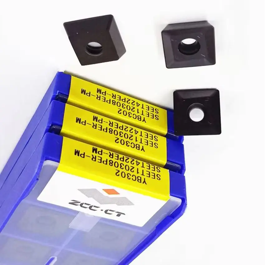 

SEET120308PER-PF YBG202/SEET120308PER-PM YBG202/SEET120308PER-PF YBC302/SEET120308PER-PM YBC302 ZCC.CT carbide inserts 10pcs/box