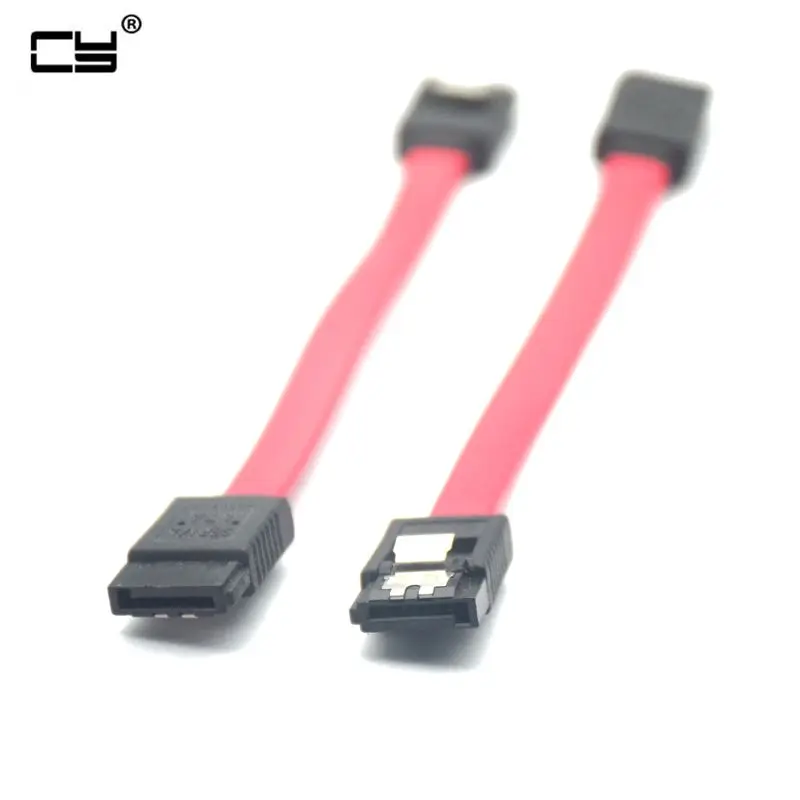 Hots sale 10cm 7Pin 7P SATA Serial ATA Short DATA Cable for HDD SSD Cord line 7pin sata short cable 0.1m