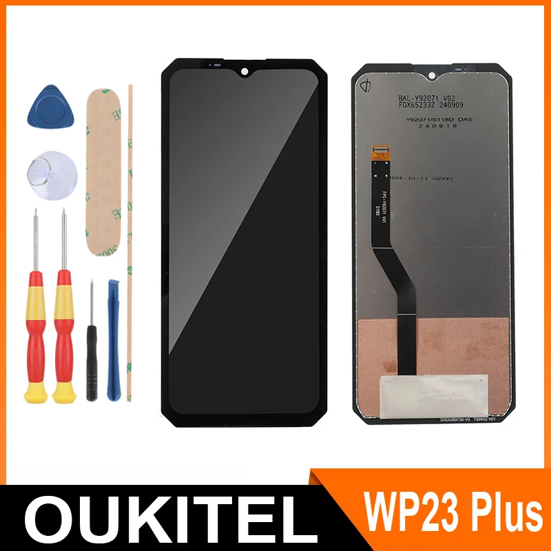 Wyświetlacz LCD + ekran dotykowy FHD+ 6.52 cala do OUKITEL WP28 S WP28 E G1 WP36 Pro WP23 Plus — zdjęcie 6