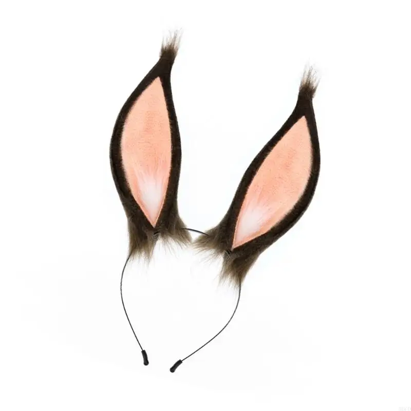 

M6CD Cartoon Rabbit Ears Hairband Costume Headbands For Roleplay And Holidays