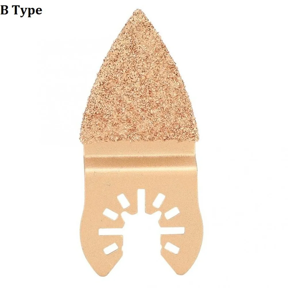 5Pcs Oscillating Multifuncational Saw Blade Triangle Carbide Rasp Quick Change Cut Grind For Dremel Makita Dewalt Bosch Ryobi