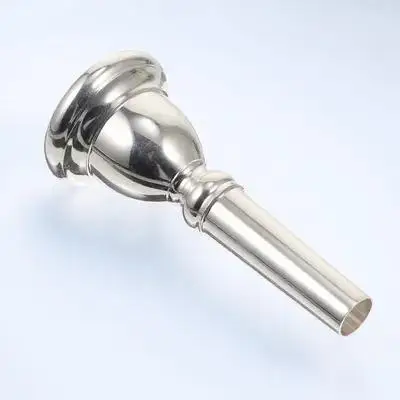 

1pc Euphonium Mouthpiece High-Quality Durable Copper Replacement Silver Finish Professional Beginner Player Portable Practice