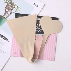 Thong C String Female Erotic Sexy Lingerie Seamless Underwear Women Self Adhesive Sexy Panties Invisible Underpanties Intimates