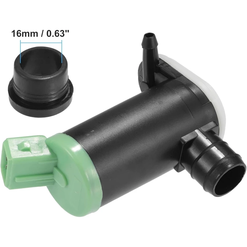 Windscreen Washer Pump for Peugeot 106 206 306 406 806 Partner Twin Outlet Citroen AX  643445 643460 9612358180