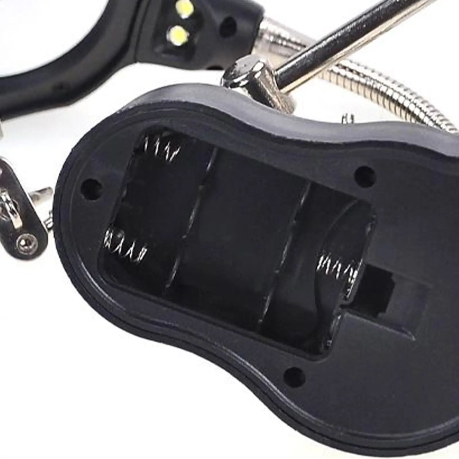 Helping Hands Magnifier Stand Adjustable Practice Tool With Led Light Alligator Clips For Practice Hand Component Testing