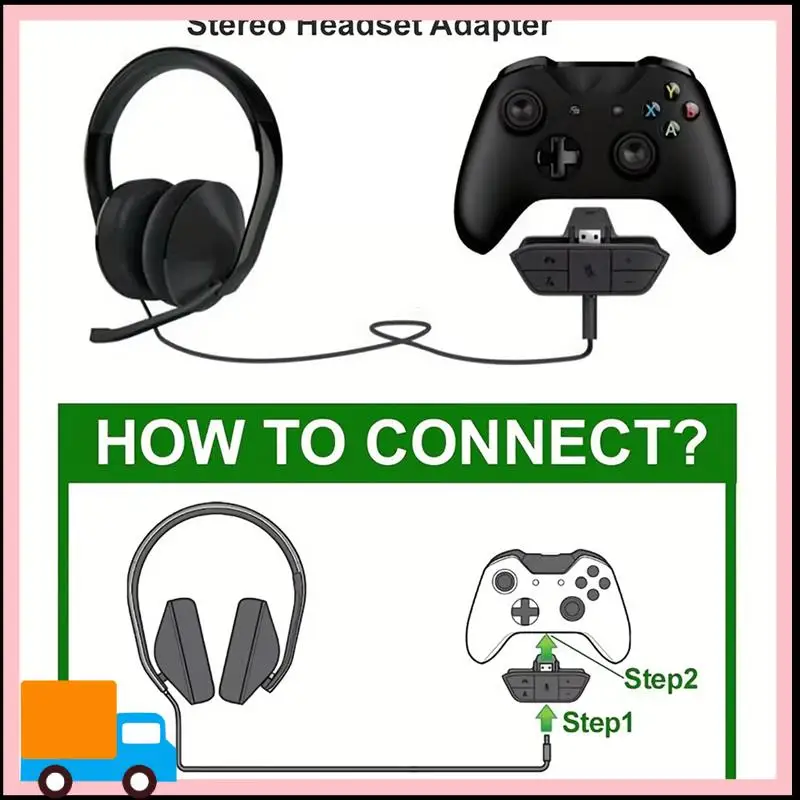 

Professional Stereo Headset Adapter For One And Series X S Controller - For One And Series X S Controller