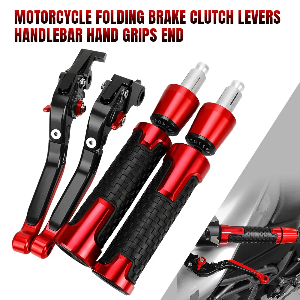 

Motorcycle Brake Clutch Levers Handlebar Handle bar Hand Grips ends For DUCATI M900 Monster Metallic 2001