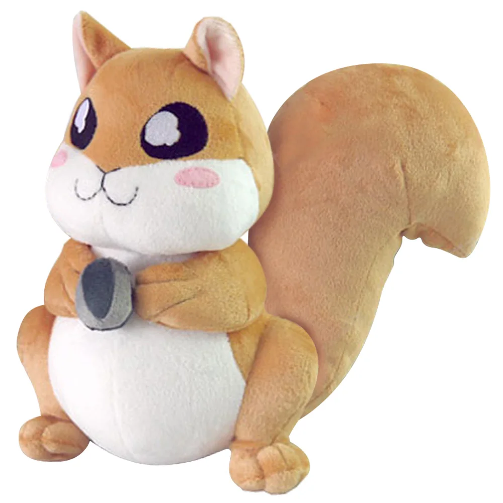 New Cute Japan Anime Yona of the Dawn Pet Ao Pukyuu Squirrel Plush Stuffed Cosplay Doll Toy 25cm Kids Gifts