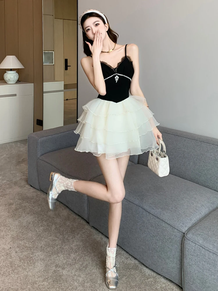 Women Clothes Hotsweet Sexy Strap Slim Mini Short Gown Evening Dress Elegant Lady Fashion Party Club Prom Birthday Vestidos New