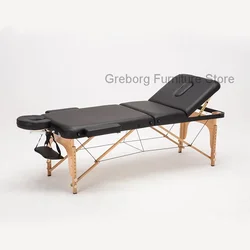 Cama portátil do champô do tatuagem, Esteticista profissional maca Spa Fold beleza, Mesa de salão portátil Maca