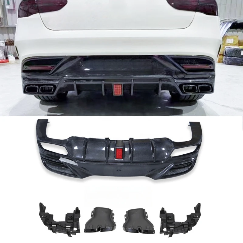 

Best Selling GLE-Class Carbon Fiber Rear Bumper Lip for GLE320 Gle400 Gle500 GLE63 COUPE 15-19