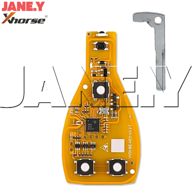 ew z kluczykiem samochodowym Xhorse VVDI BE do Mercedes Benz 315/434 mhz W211 W212 W203 W204 W205 W210 W221 W222 3/4 Przyciski obudowy