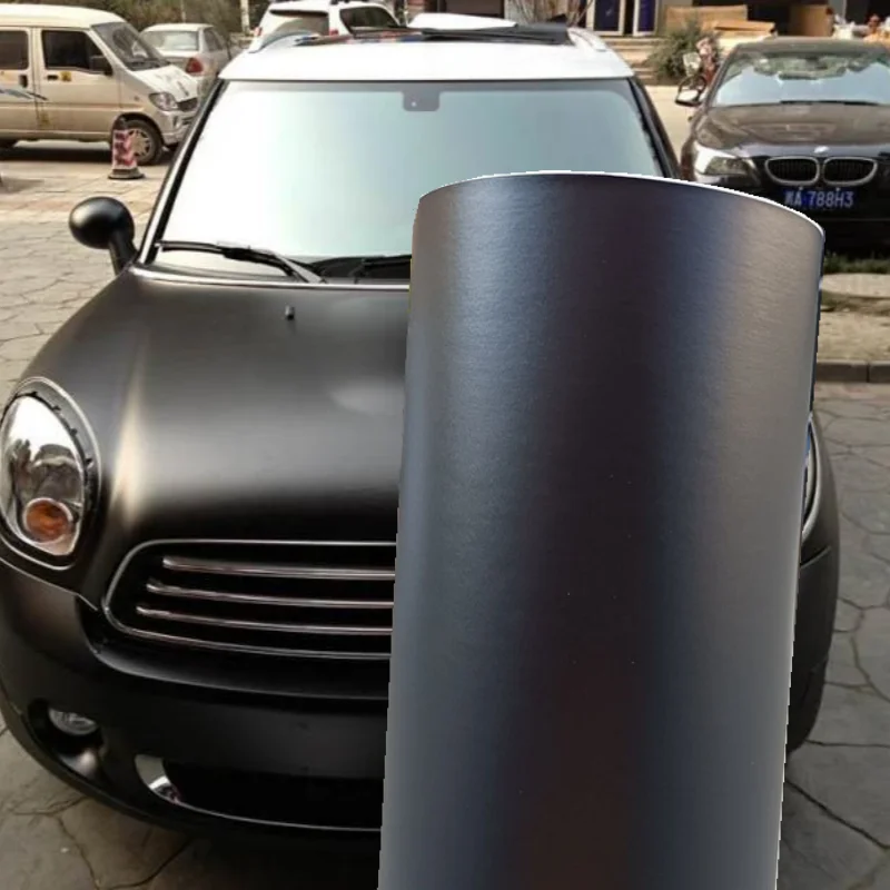 

Car Stickers Matte Black Vinyl Wrap Waterproof Anti-scratch No Bubble Car Motorcycle Body Color Change Film Car Accessories