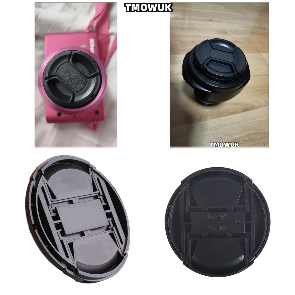 

For Leica M240 M10 - R Q3 CL SL S S2 S2 - P S3 Leicaflex SL2 R6.2 Camera Lens Cap Protective Cover Center Pinch Snap-on 49mm 52
