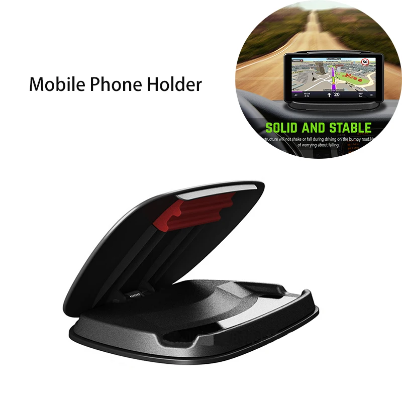 Car Phone Holder Dashboard Phone Holder Smartphone Support Anti-Slip Silicone Suction Pad Adjustable Office Available