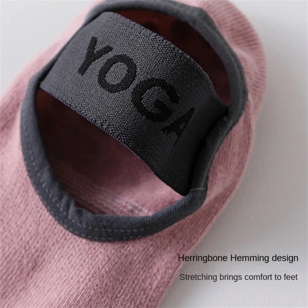 

1 Pair Comfortable Anti Slip Five Finger Socks Breathable Sweat Absorbing Yoga Socks Lightweight Non-Slip Pilates Fitness Socks