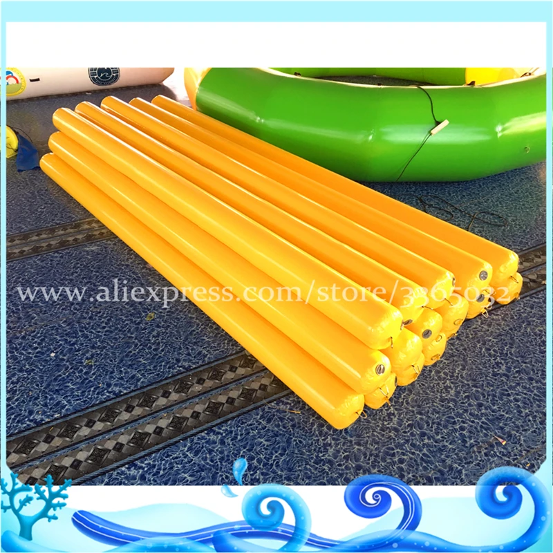 Summer Inflatable Water Park Pipes, Inflatable Buoy Floating On Sea Water Park Buoy