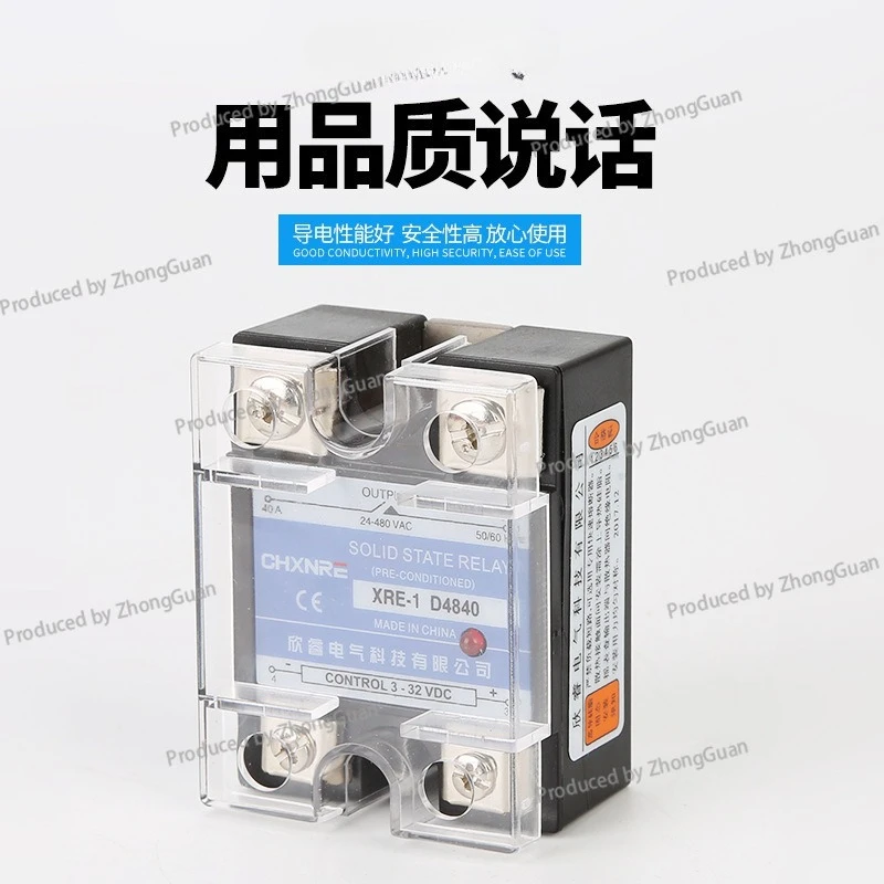 DC Controlled AC Jgx Solid State Relay MGR-1D4840 SSR-40DA Single-phase Solid State Relay