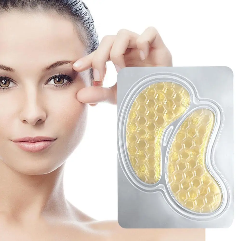 

1pair Eye Patches Hyaluronic Acid Micronedle Eye Pad Moisturize Cosmetics Eye Circle Mask Fine Face Removal Dark Lines
