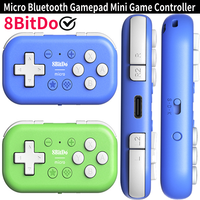 2025 8BitDo Micro Bluetooth Gamepad Mini Game Controller for Switch/Android/Raspberry Pi/Supports Keyboard Mode Handheld Console