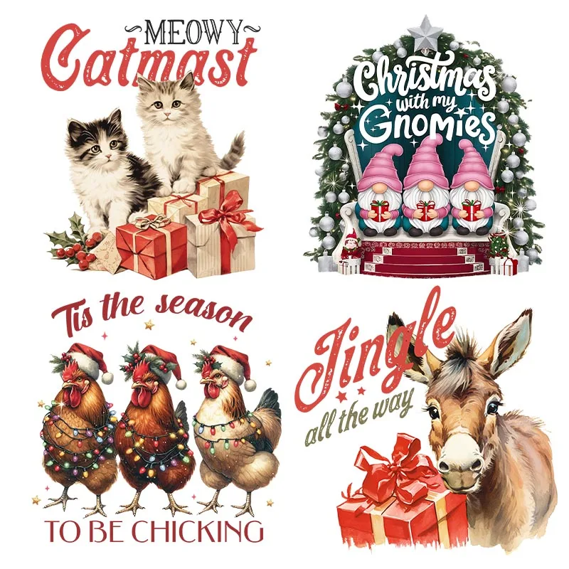 Cute but Feral Animals Horses Dogs Christmas Meowy Catmast Tis The Reason to Be Chicking Hens