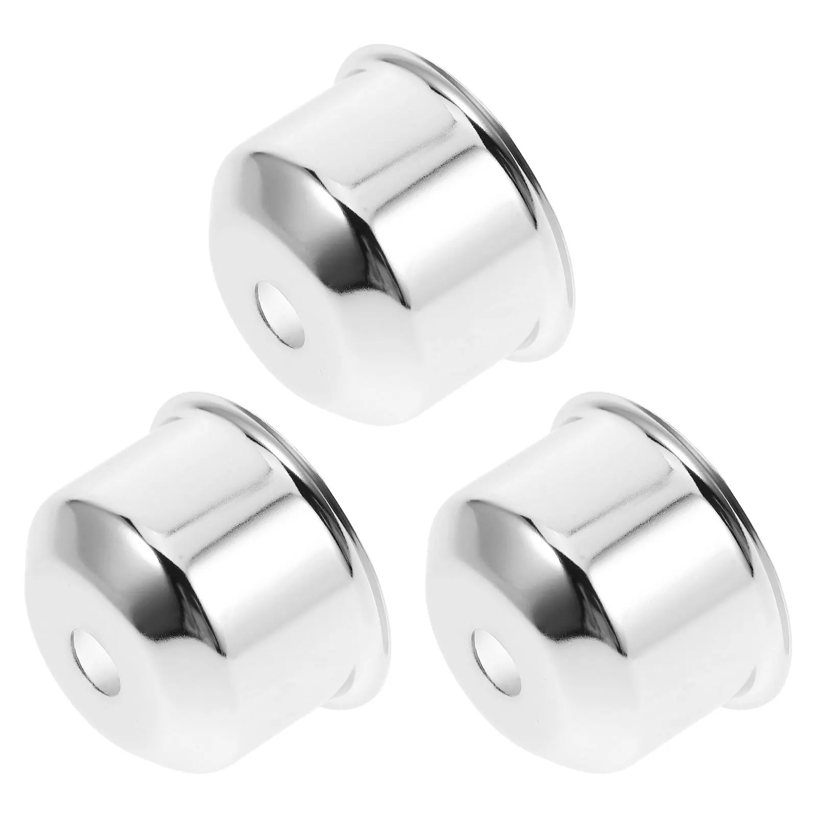 

3pcs Cup Base Metal Finial Decorative Light Holder Diy Parts Modern Finial For Lamp Shades Wall Ceiling Light Cups Desktop Lamp