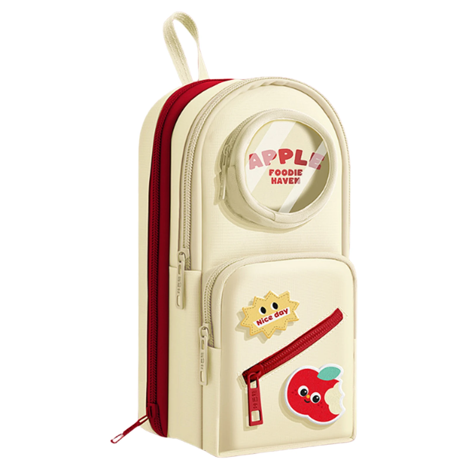 Mini Backpack Pencil Case Large Capacity Makeup Pocket Marker Pen Organizer Ideal Gift for Students Artists and Arts Lovers