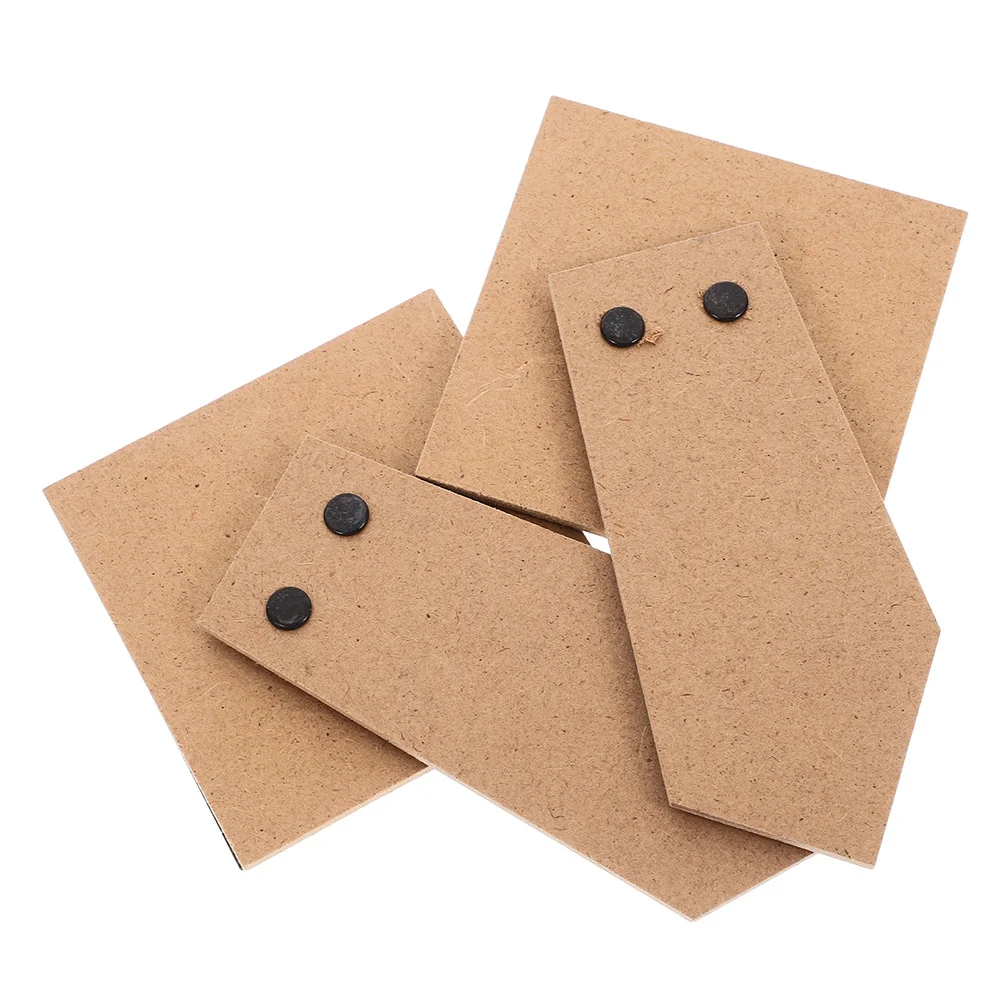 

2Pcs Easel Backs for Picture Frames Self-Adhesive Adjustable Wooden Stand Support for Photos Artwork DIY Displays 14.5cm Light