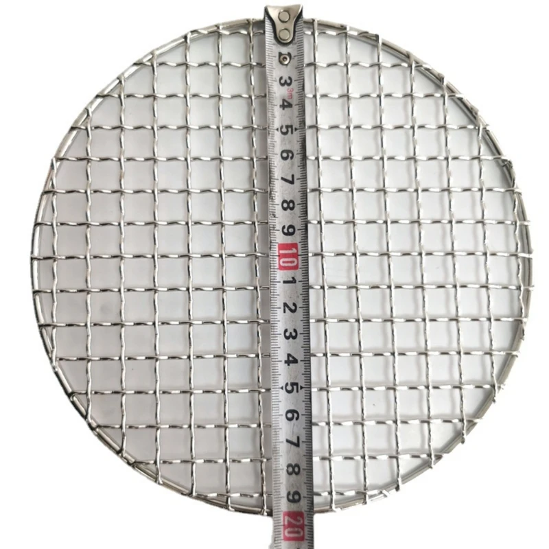 Barbacoa Camping Pot Rack parrilla acero inoxidable rejilla almohadillas malla para exteriores