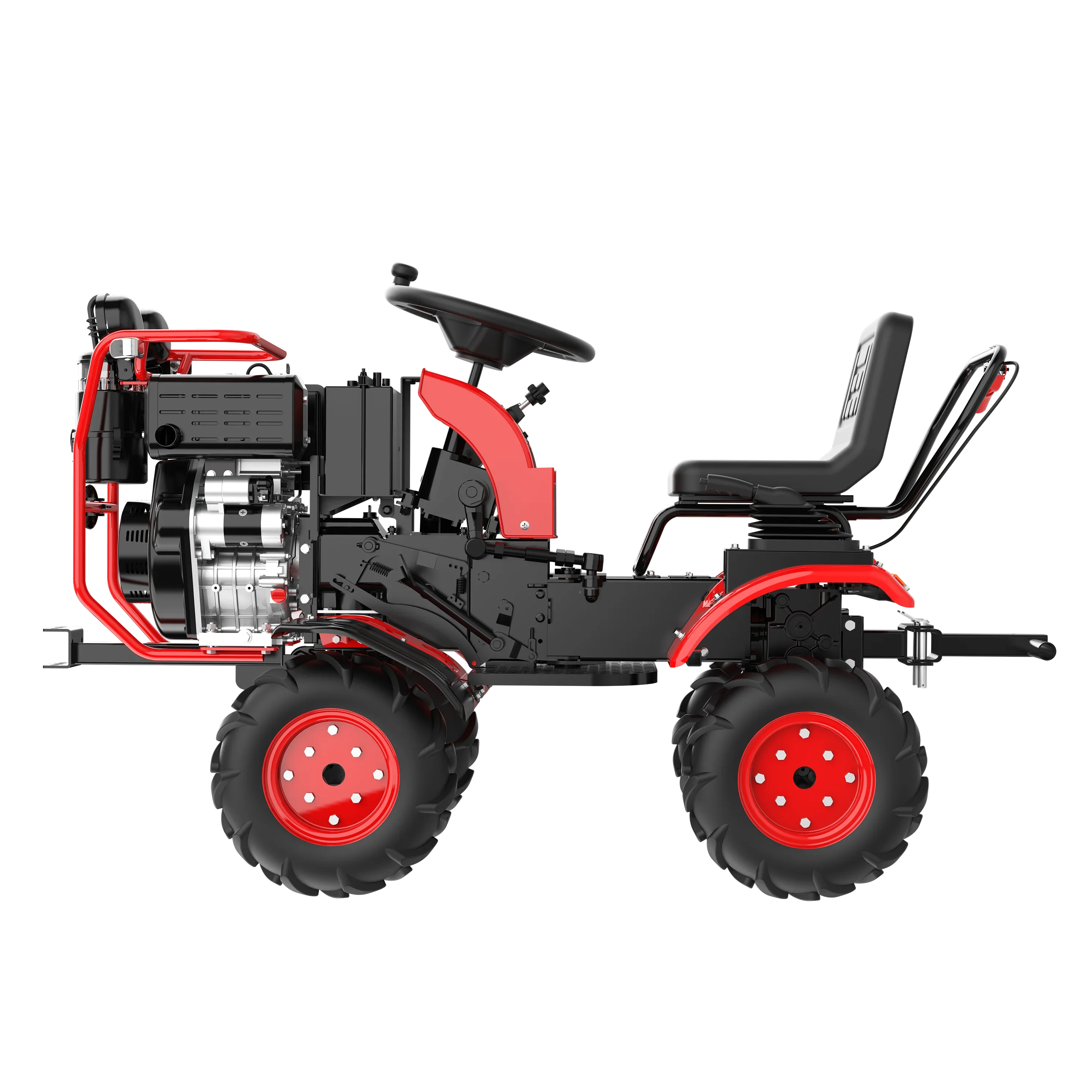 Wholesale 11hp/13hp Mini Tractor  and gasoline Power Agriculture Machine Farm Cultivator with Strong Engine for Farming