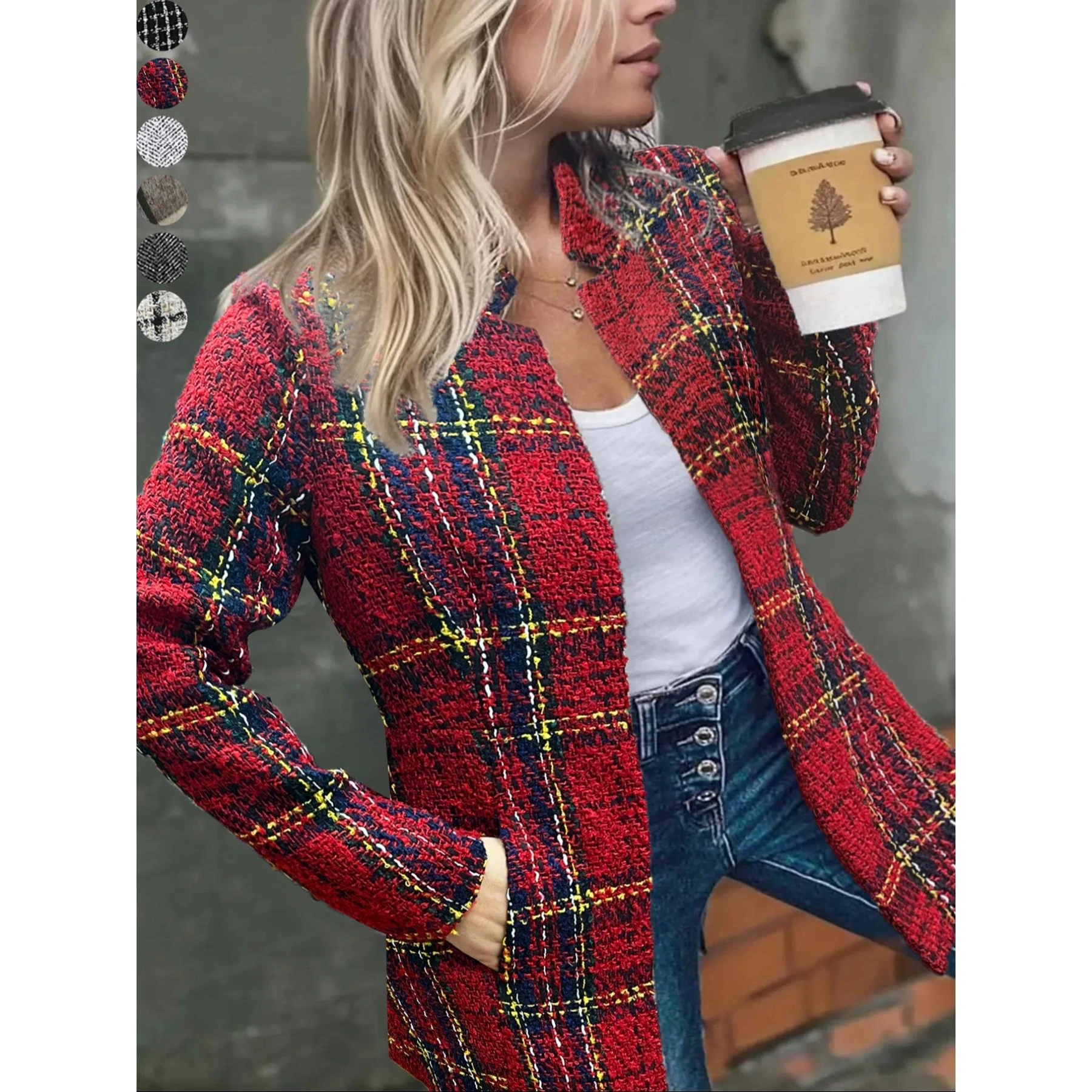 Gruby wełniany płaszcz damski – Street Fashion Co recenzja i cena