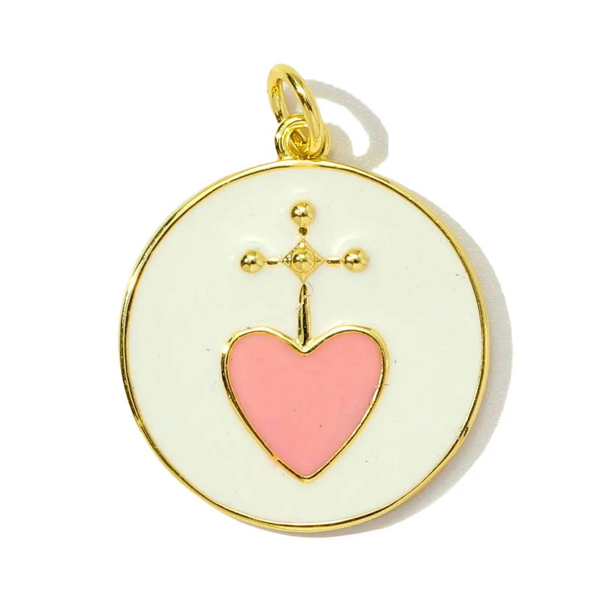 3Pcs/Lot Copper Heart Butterfly Charms Enamel Pendants For DIY Jewelry Making Necklace Earring Accessory Wholesale