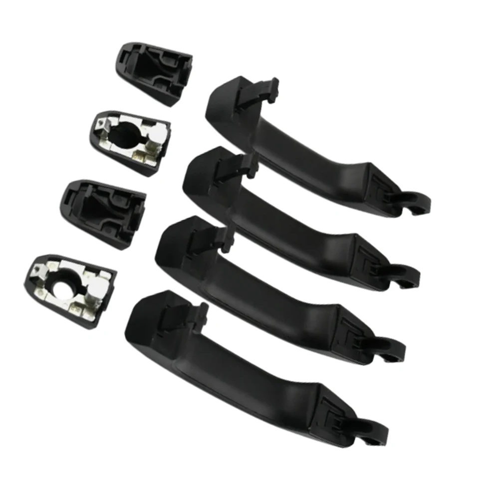 

4 Pcs Black Exterior Door Handles For Chevrolet Silverado 1500 2014 2015 2016 2017 2018 23236150 22923605 22929464