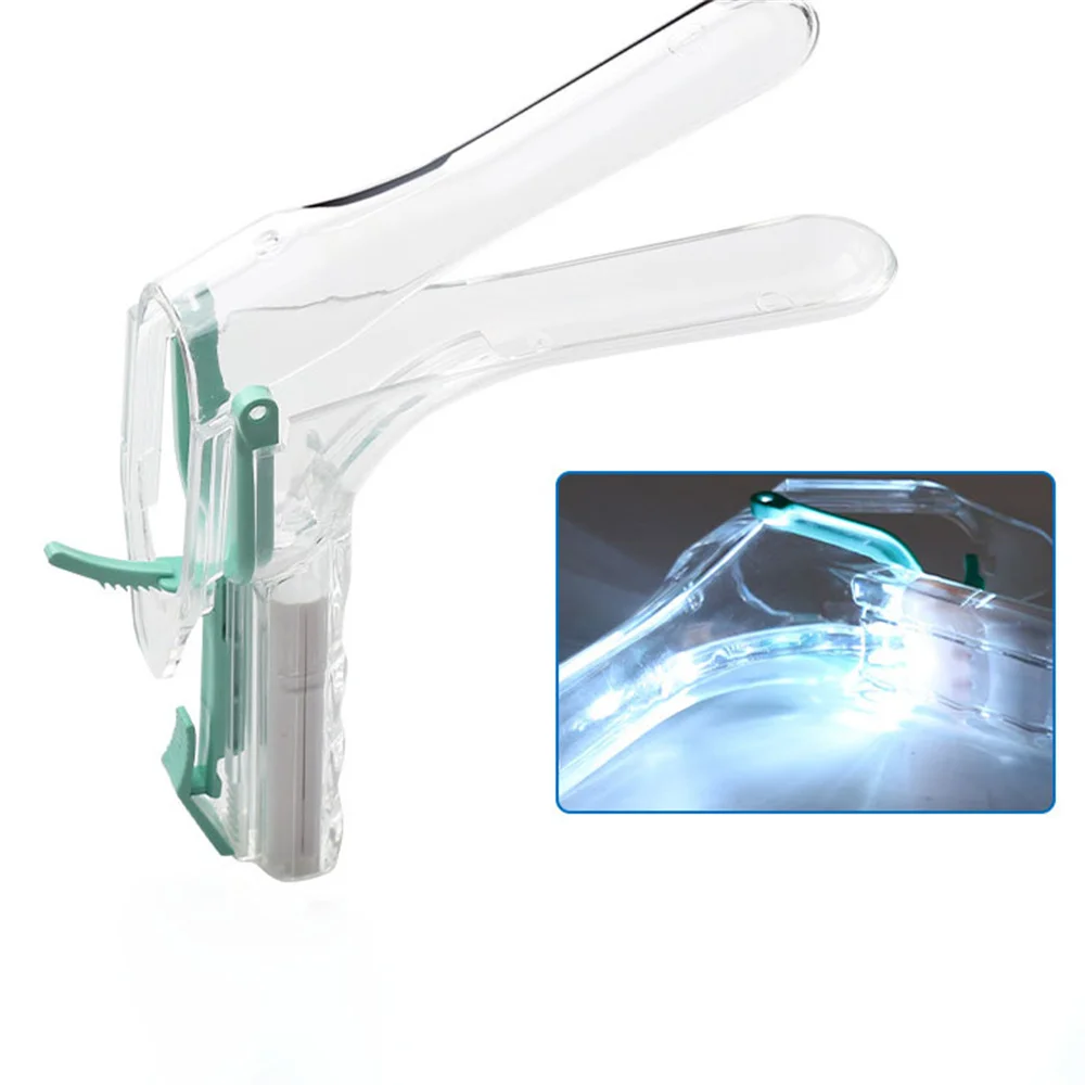 Vaginal Speculum LED Reusable Professional Surface Painless Adjustable Medical Speculum M for Women Ladies Checking