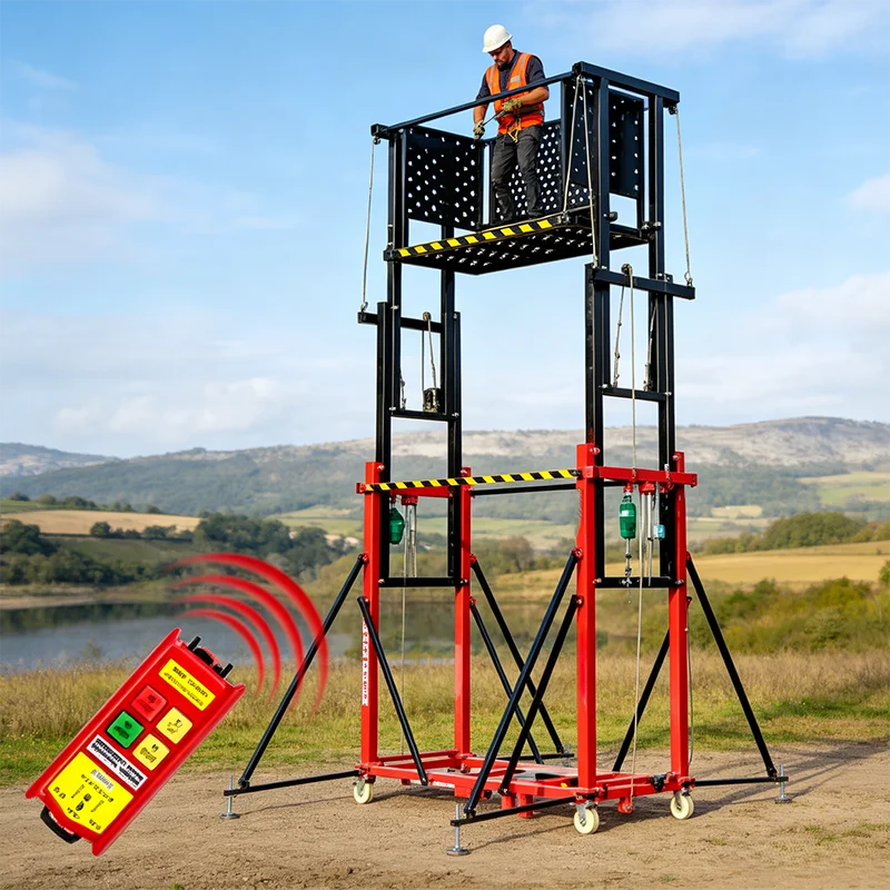 

Steel Electric Scaffold for Elevated Construction Access Electric Lifting Platform for Warehouse and Cargo Loading Use