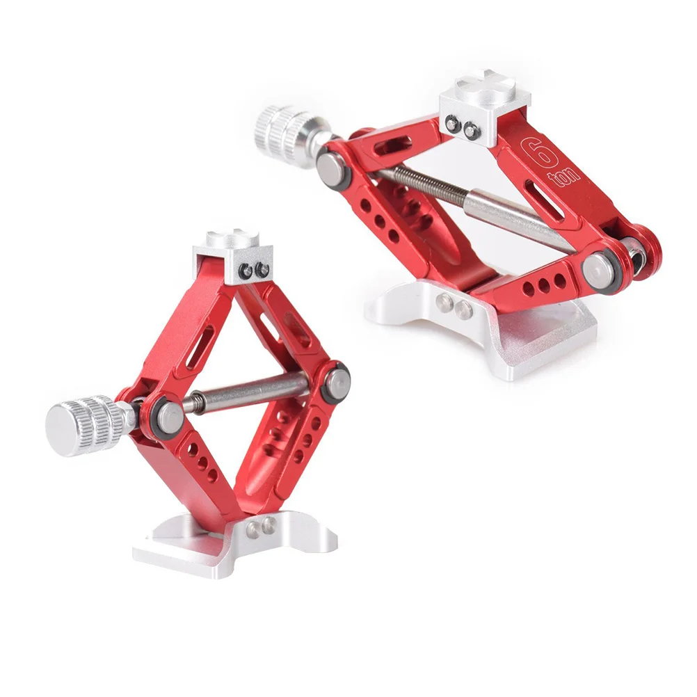 Rc Car Jack Aluminum Alloy Mini Lifting Jack For 1:10 1:8 Climbing Car Realistic Durable Portable Simulation Accessory Remote