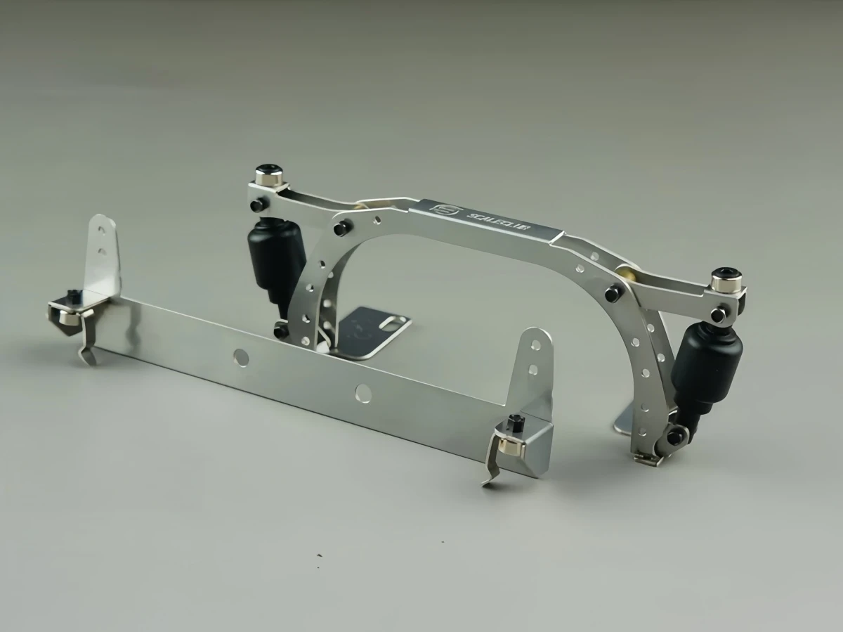 Scaleclub All-Metal Cab Lock Latch, Quick-Release Simulation Front Buckle for 1/14 Tamiya Tractor Dump Truck